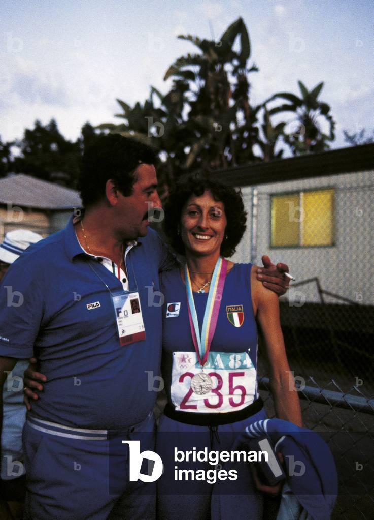 Sara Simeoni with Erminio Azzaro