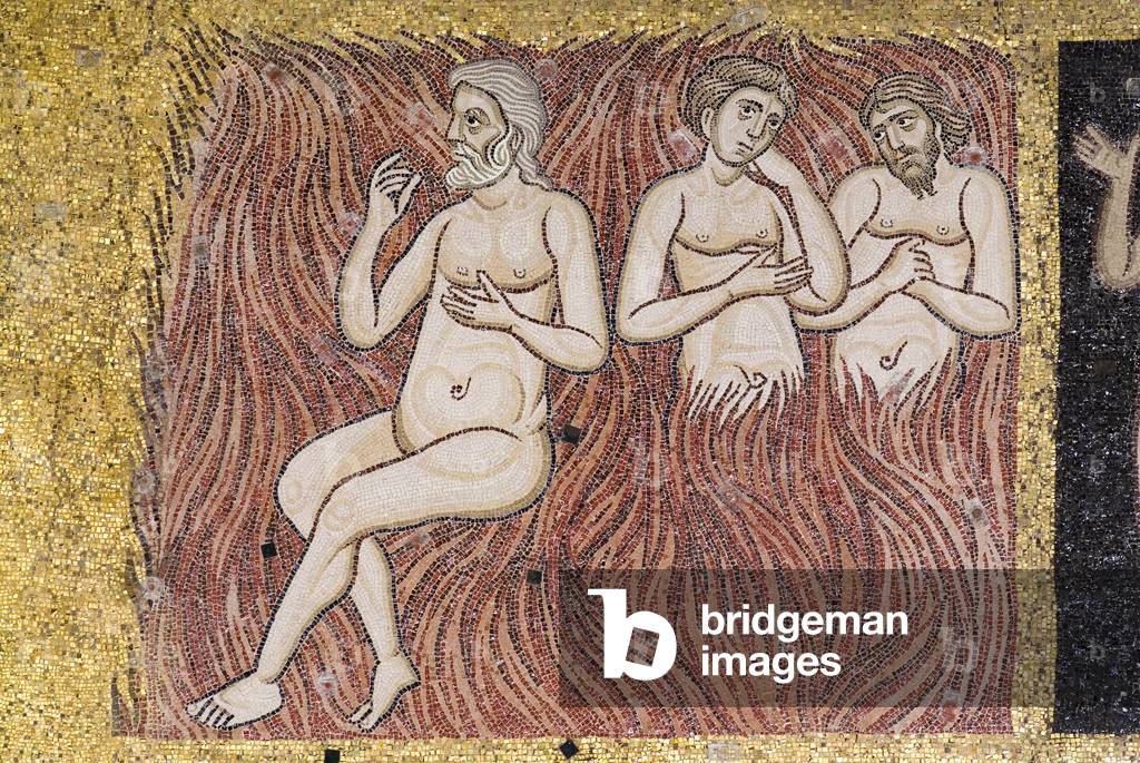 Mosaic decoration of the counter-façade - Last Judgment (mosaic)