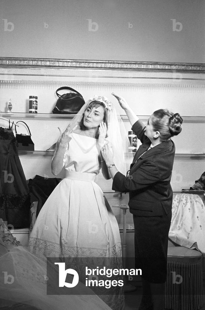 Lidia Alfonsi and Zoe Fontana, Italy, 1960 (b/w photo)