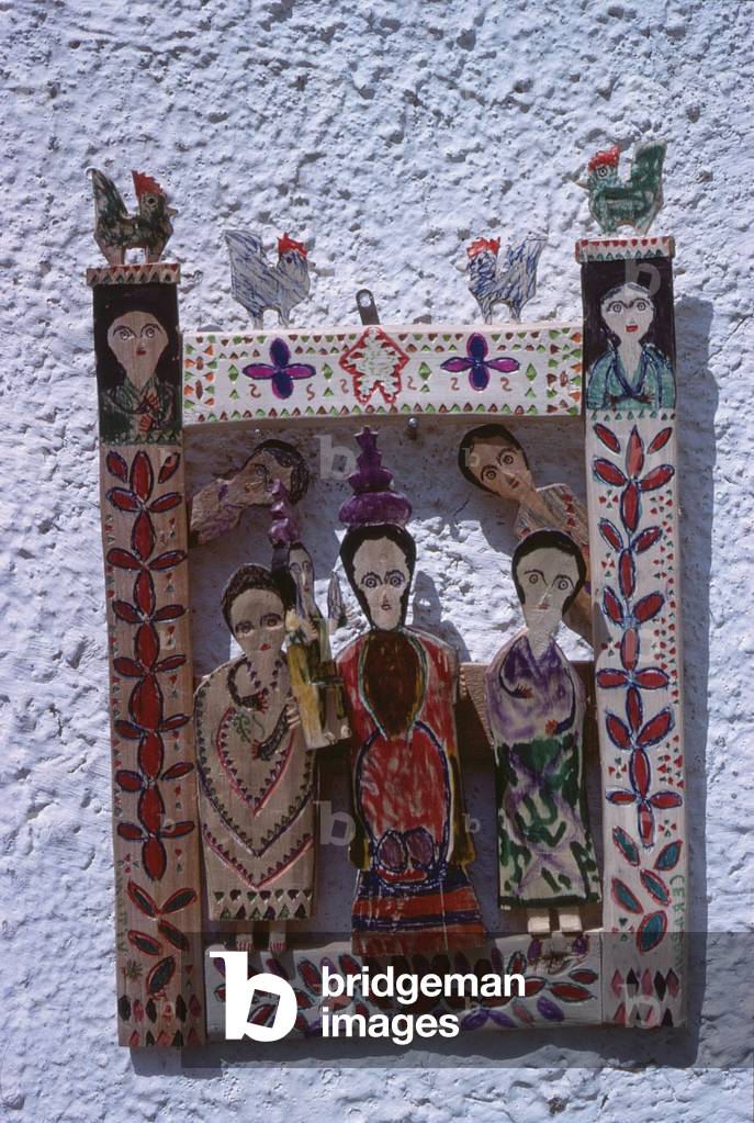 Handcrafted artistic item from Lucania, Italy, 1970 (photo)