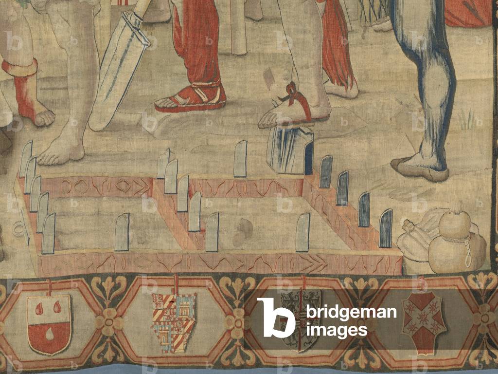 March (Marzo), by Benedetto da Milano upon drawing by Bramantino, c. 1503-1508, 16th century (tapestry)