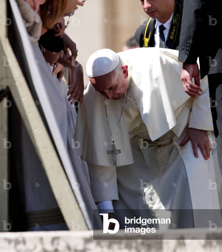 Pope Francis (Jorge Mario Bergoglio)'s Wednesday General Audience on 20th April 2016, Vatican, 2016 (photo)
