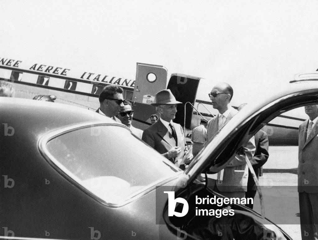 Antonio Segni landing at Ciampino airport
