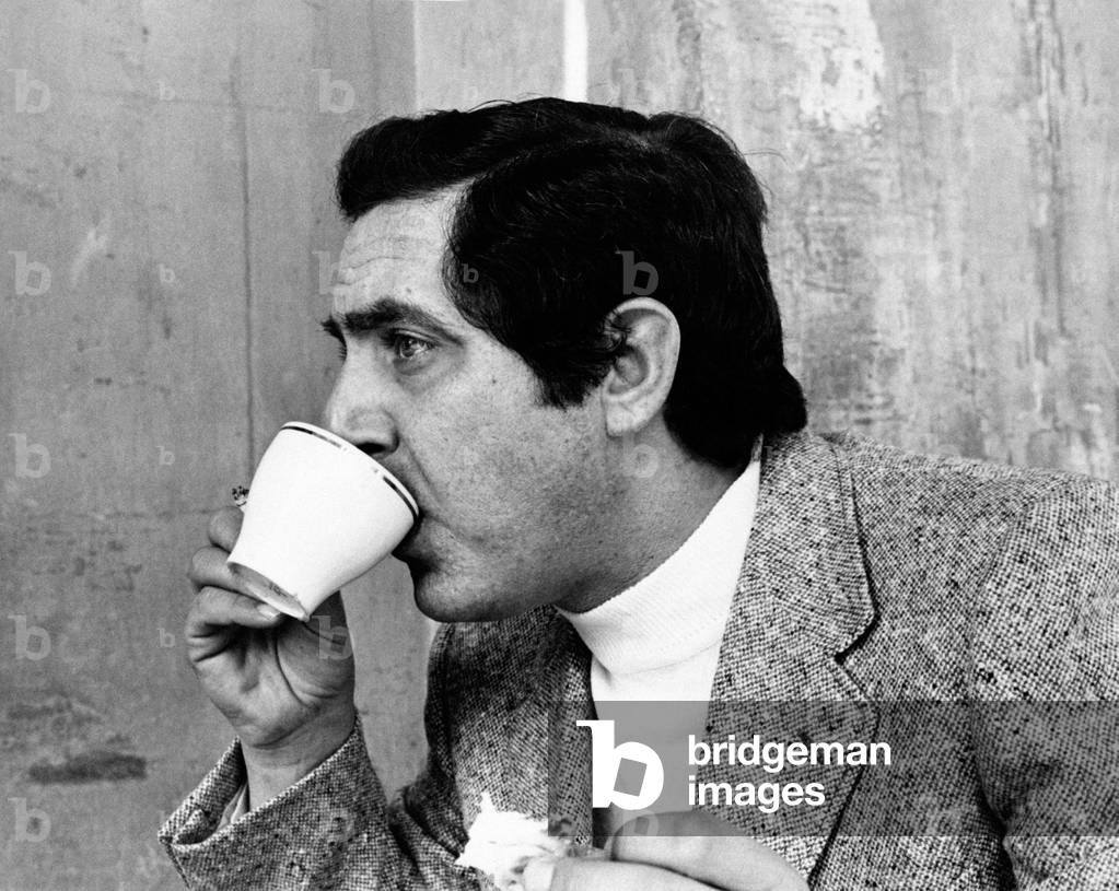 Corrado having a tea