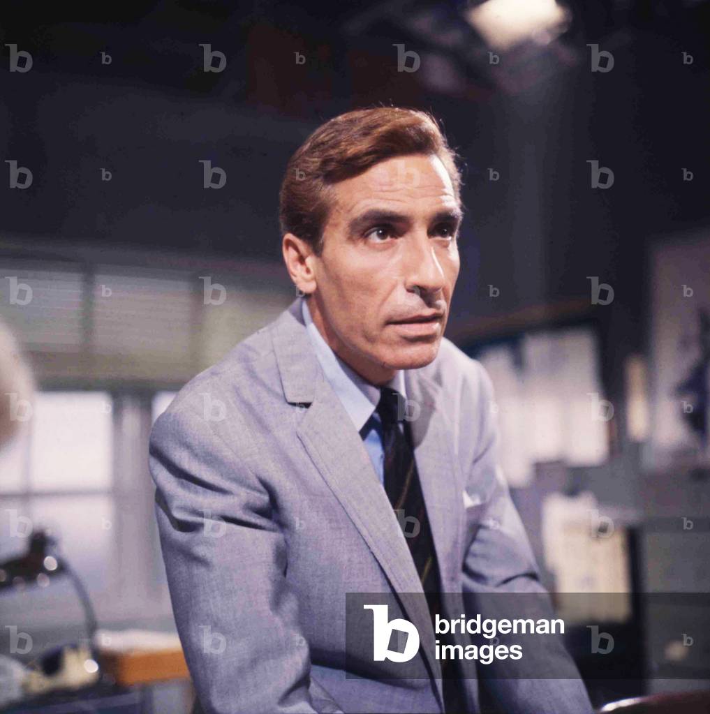 Ubaldo Lay in the TV series Tenente Sheridan, Italy, 1960 (photo)
