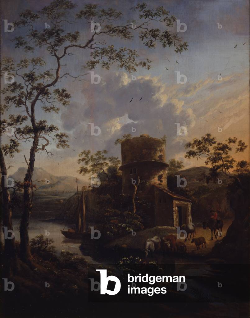 Italianate Landscape, 1650 - 1699 (oil on panel)