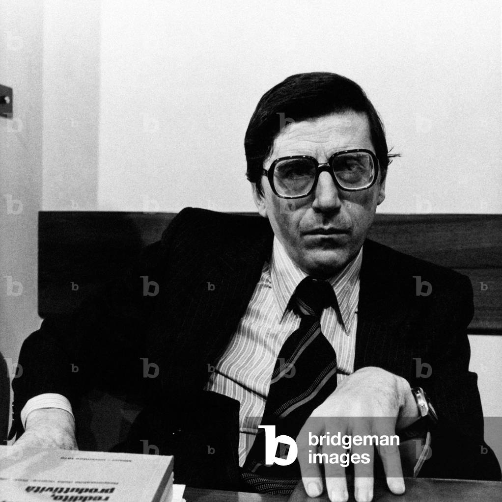 Vincenzo Scotti sitting, Italy, 1979