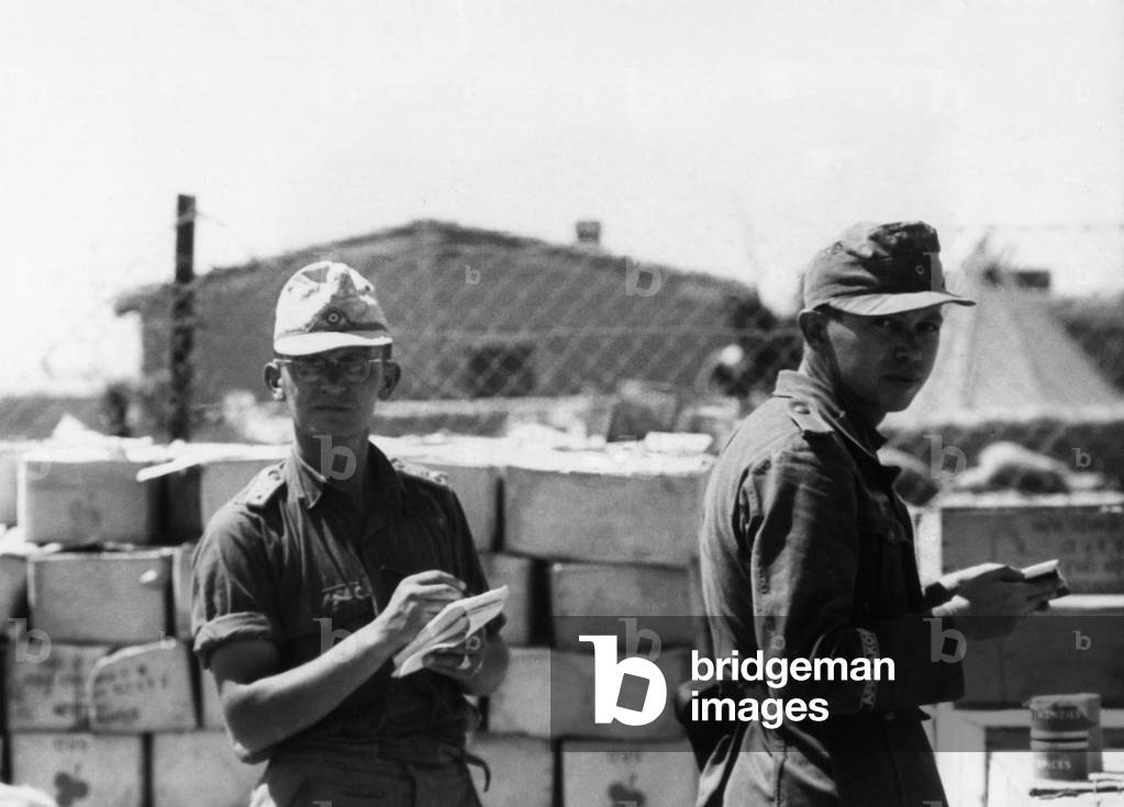 War material abandoned by the British in Tobruk