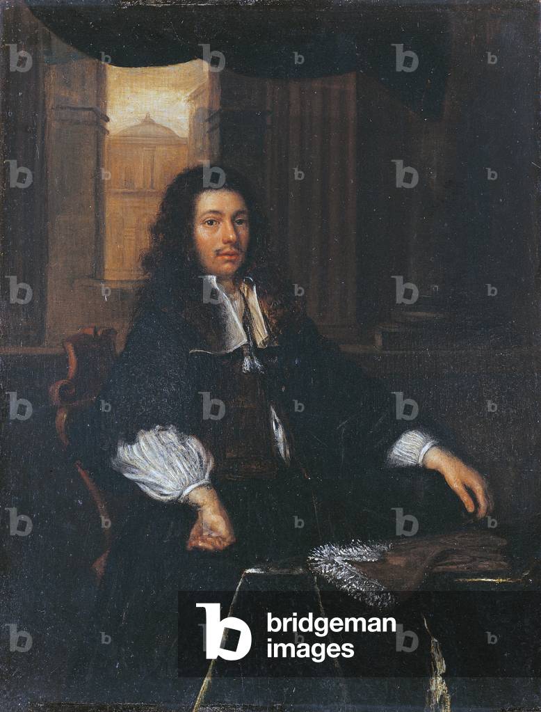 Portrait of a Sitting Man, by Unknown Dutch artist, 18th Century, oil on panel