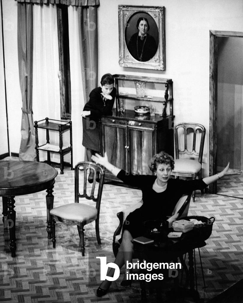 Giuliana Lojodice and Andreina Pagnani in Prohibited Notebook