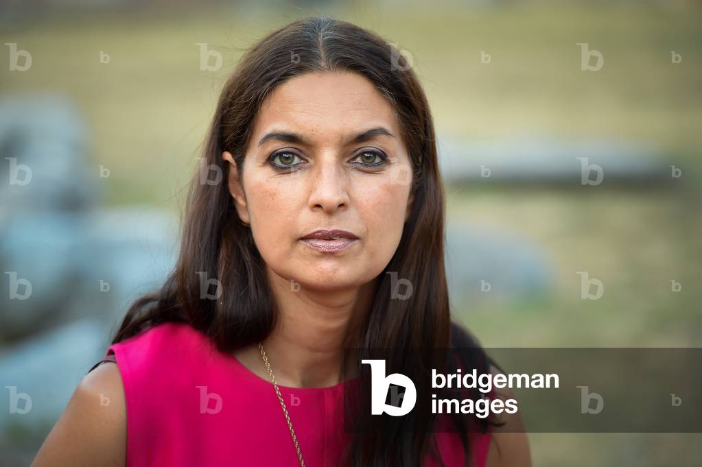 American writer Jhumpa Lahiri at the XX edition of the International Literature Festival in Rome entitled 'Reading the world', in the new setting of the Palatine Stadium, Rome (Italy), July 23rd, 2021