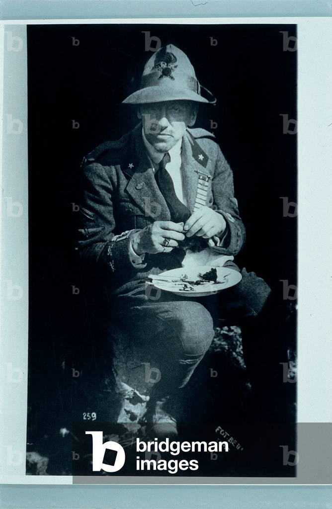 Gabriele D'Annunzio during the Occupation of Rejika, 1920 (photograph b/w)