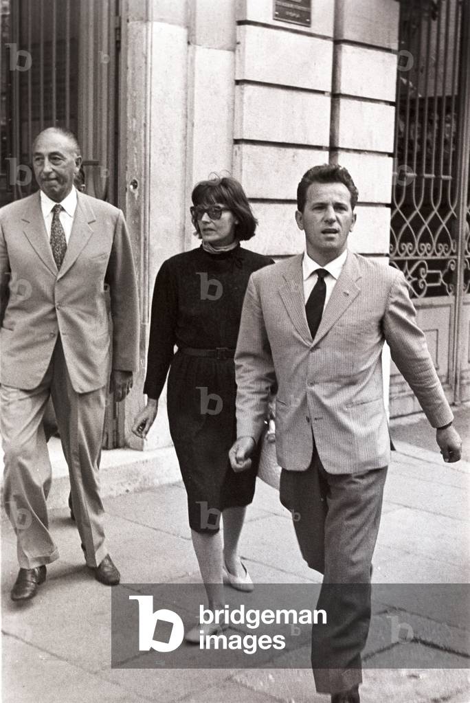Greta Garbo visiting Rome, Rome, Italy, 1958 (b/w photo)