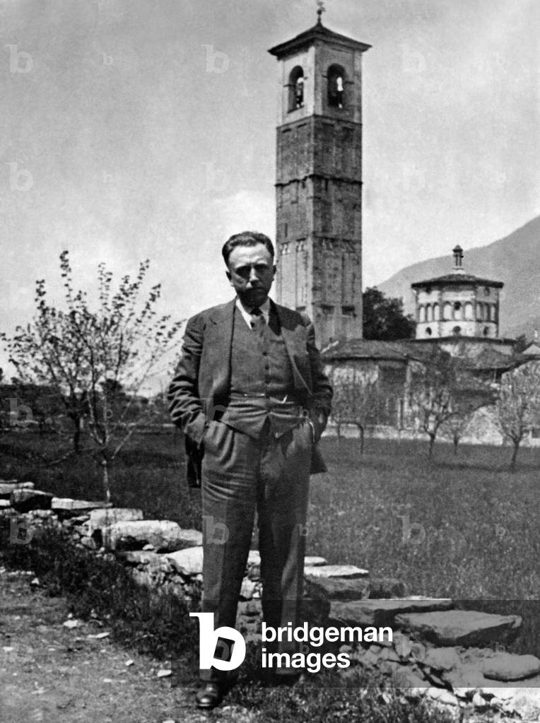 Portrait of Ezio Vanoni in Morbegno