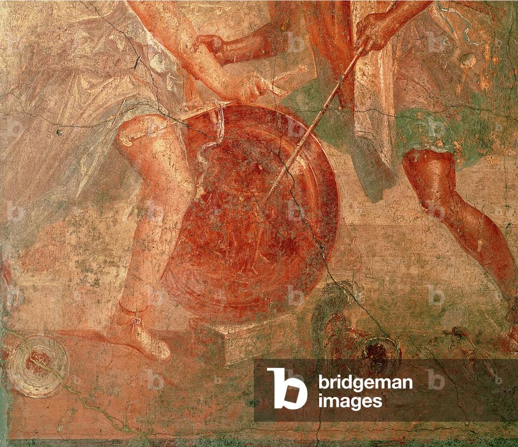 Unknown artist, Achilles in Shiro, 1st Century, fresco,  Italy, Campania (fresco)