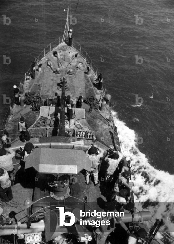 Stern of torpedo boat destroyer