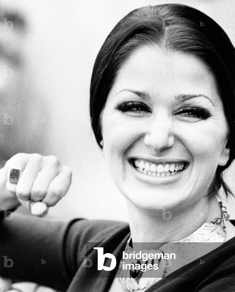 Ute de Vargas posing, Milan, Italy, 1960