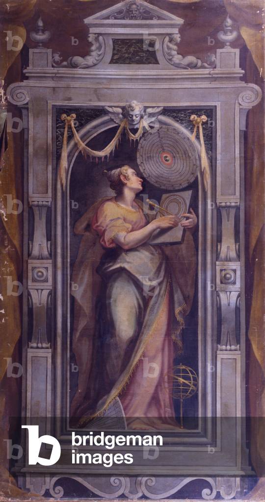 Allegory of Astronomy, by Soens Jan also known as The Flamish, 1590, 16th Century, oil on canvas, 300 x 156 cm