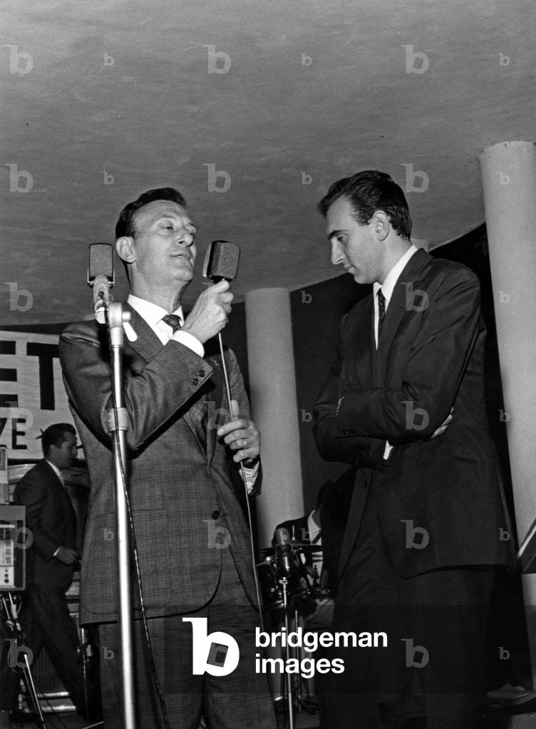 Pippo Baudo with Nunzio Filogamo