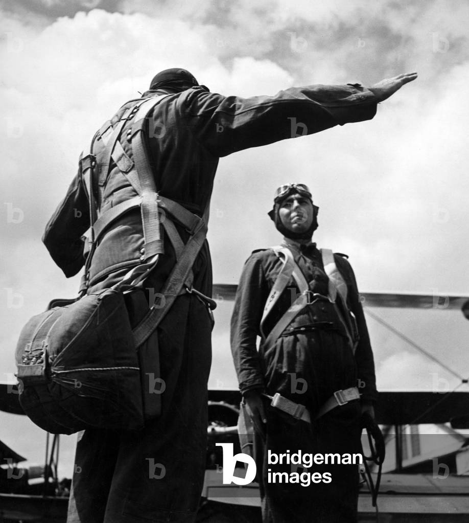Allied pilots before taking-off