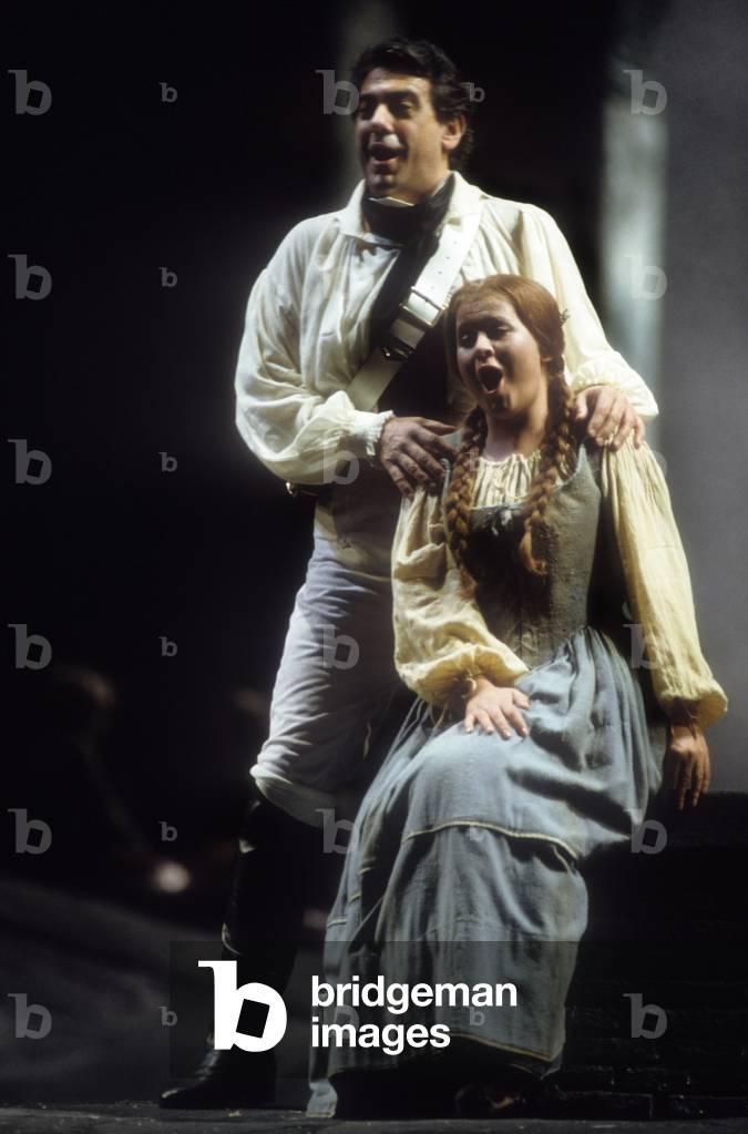 Placido Domingo in a scene from Bizet's Carmen