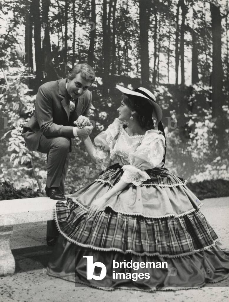 Giuliana Lojodice and Alberto Lionello in Oblomov