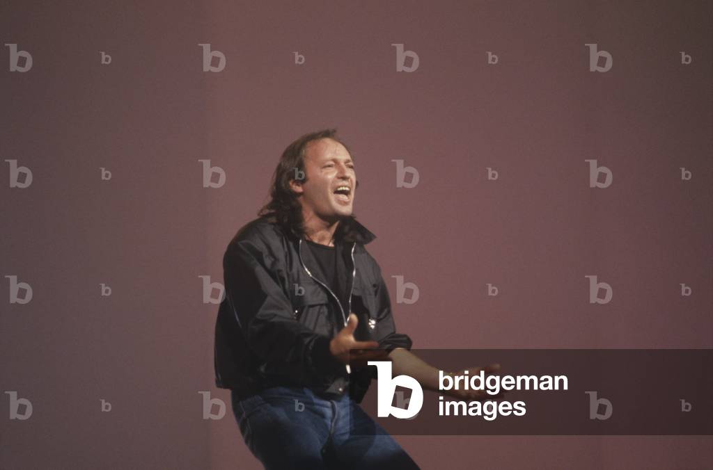 Vasco Rossi performing at Telegatto, Italy