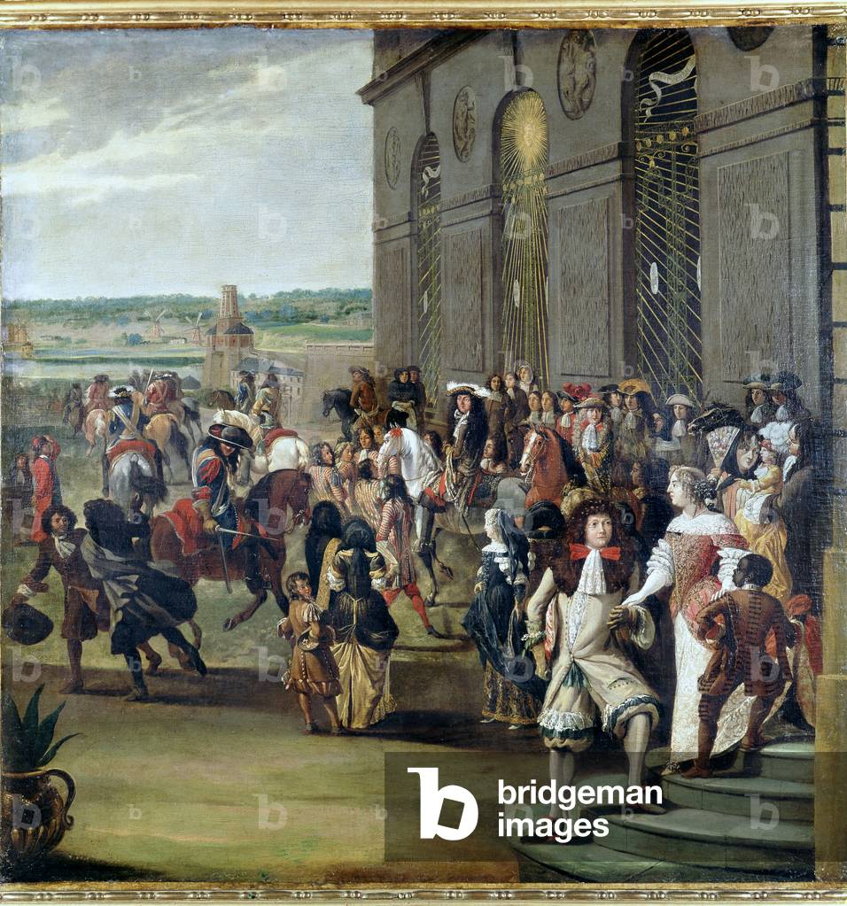 Louis XIV to Tethys court, 17th Century