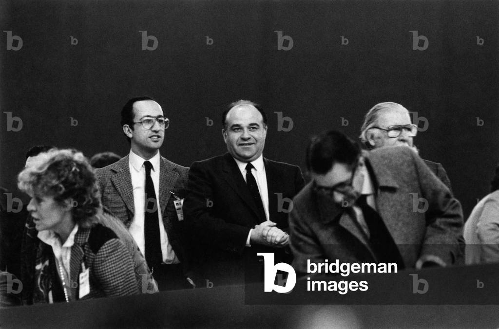 Valerio Zanone and Antonio Patuelli with colleagues
