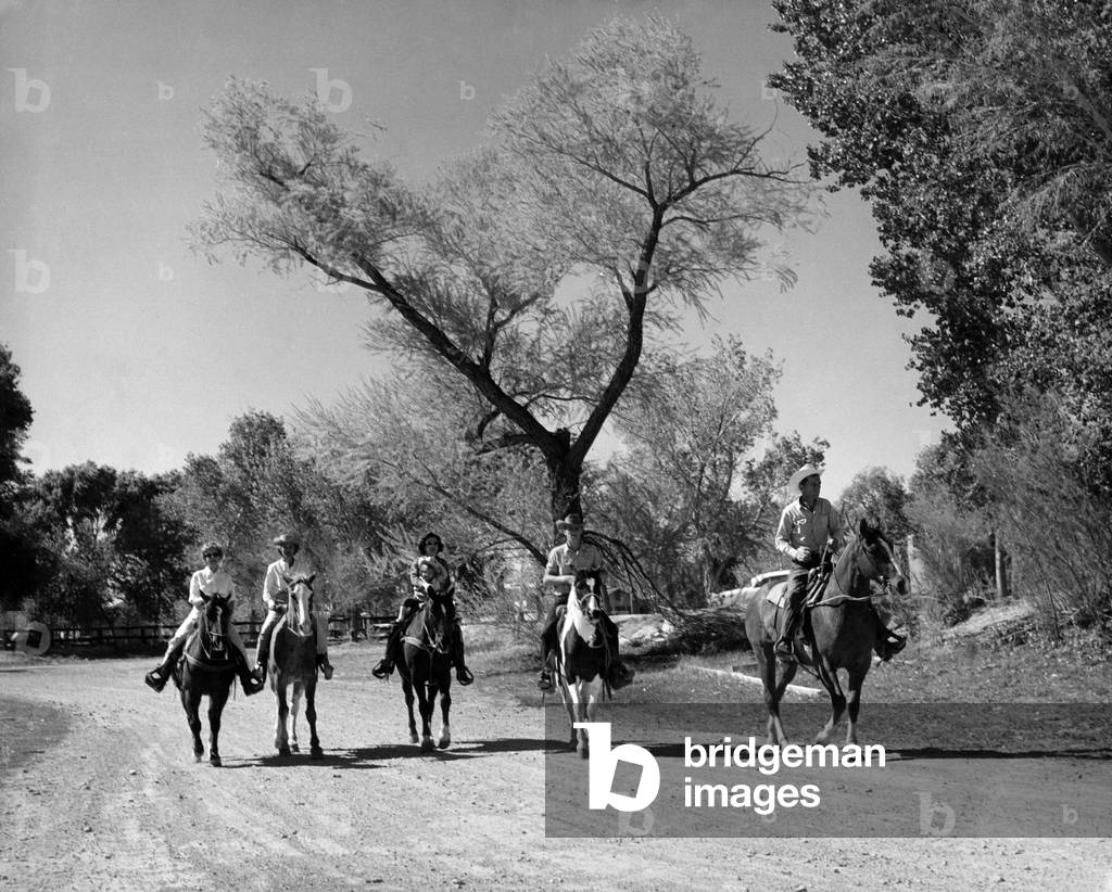 People on horseback