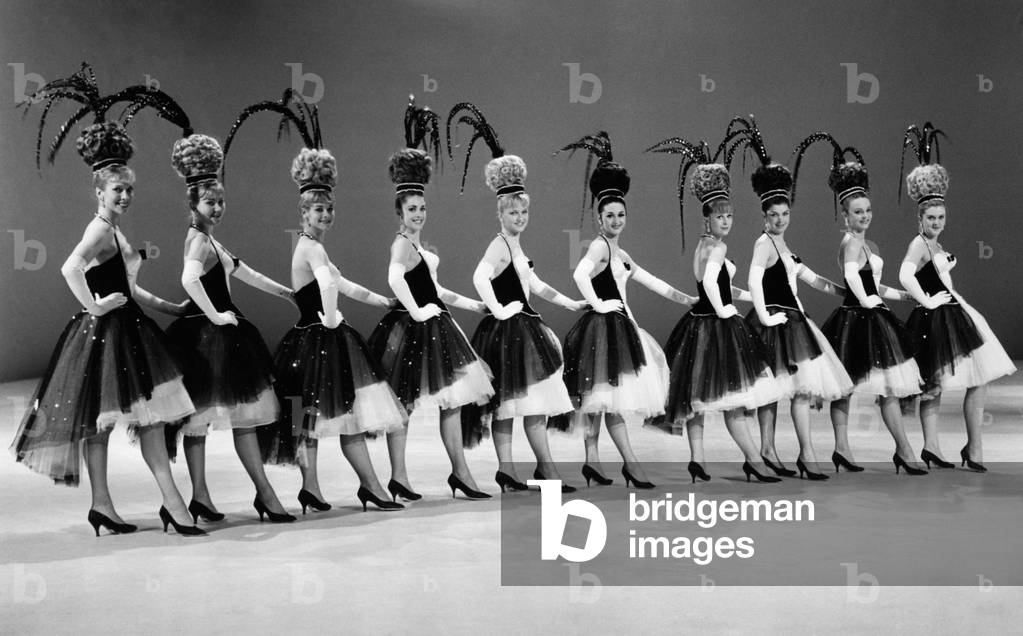 The Bluebell Girls, 1965 (b/w photo)
