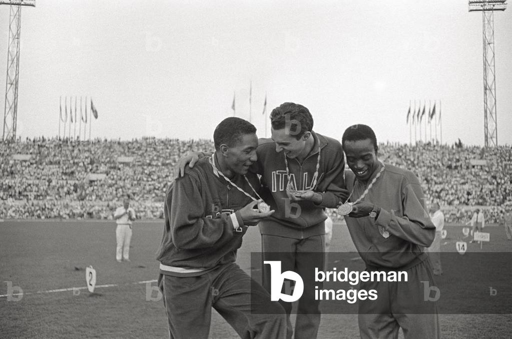 Livio Berruti with Abdoulaye Seye and Lester Carney