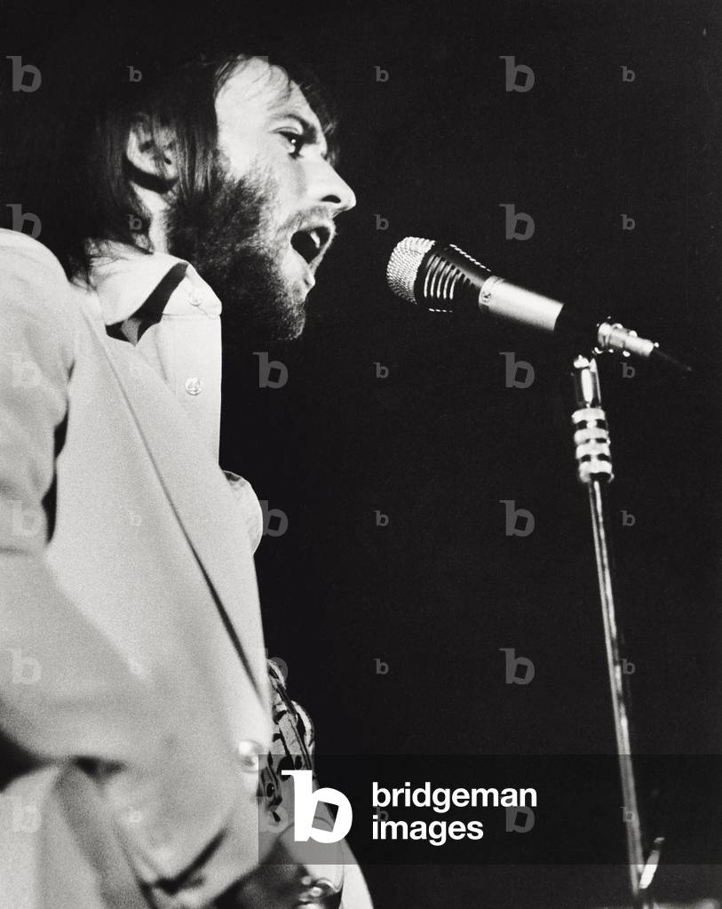 Maurice Gibb during a concert
