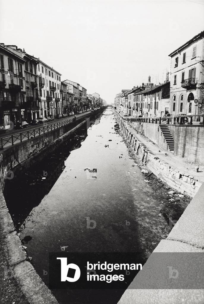 View of the 'Naviglio' of Pavia