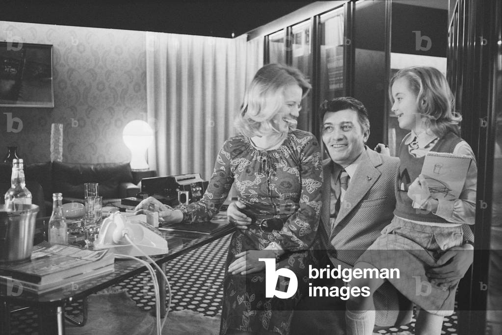 Ferruccio Lamborghini smiling, Italy, 1970 (b/w photo)