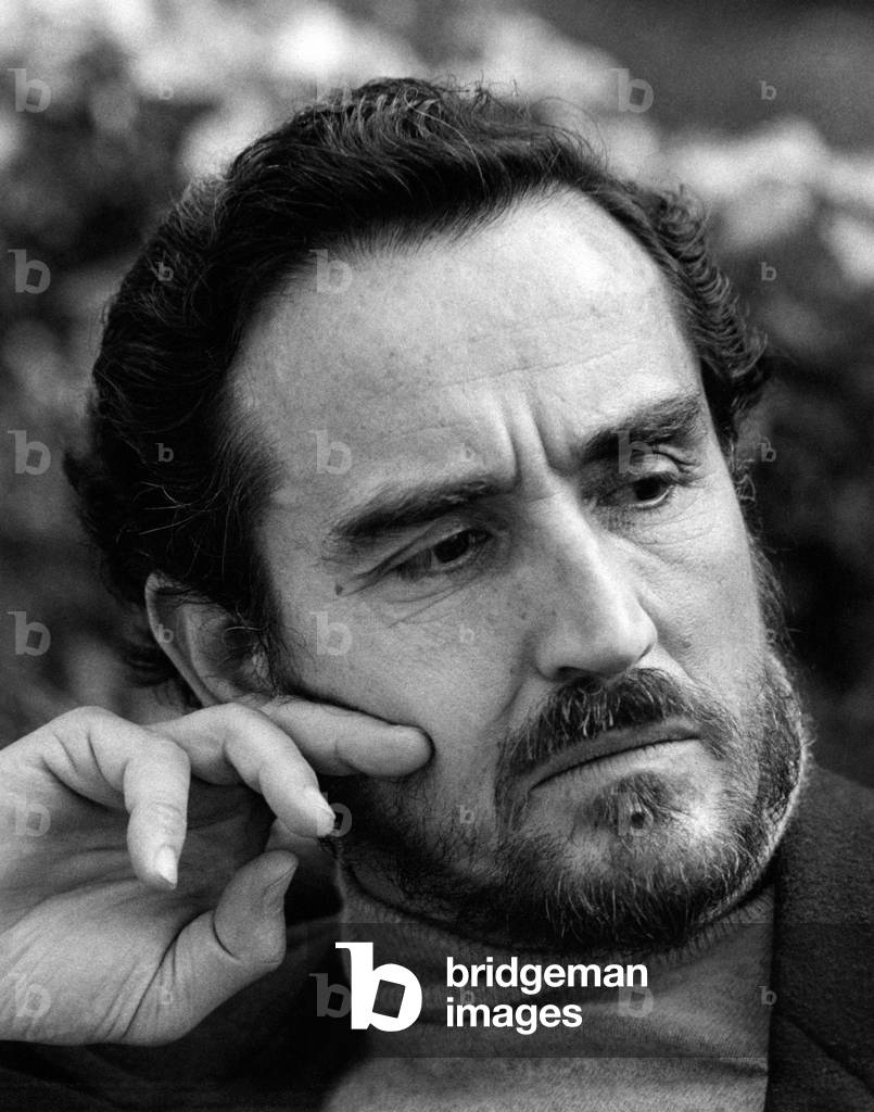 Portrait of Vittorio Gassman, Milan, Italy, 1972