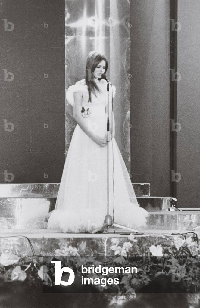 Nada on the Sanremo stage, Sanremo, Italy
