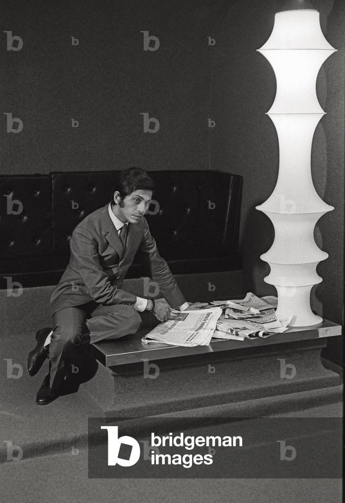 Valentino in his atelier, Rome, Italy, 1967