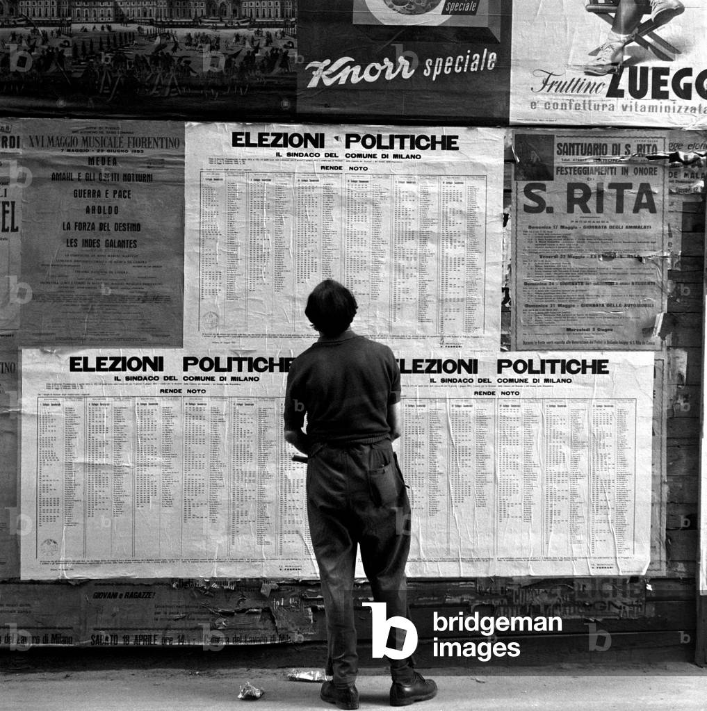 Election posters in Milan,  Milan, Italy