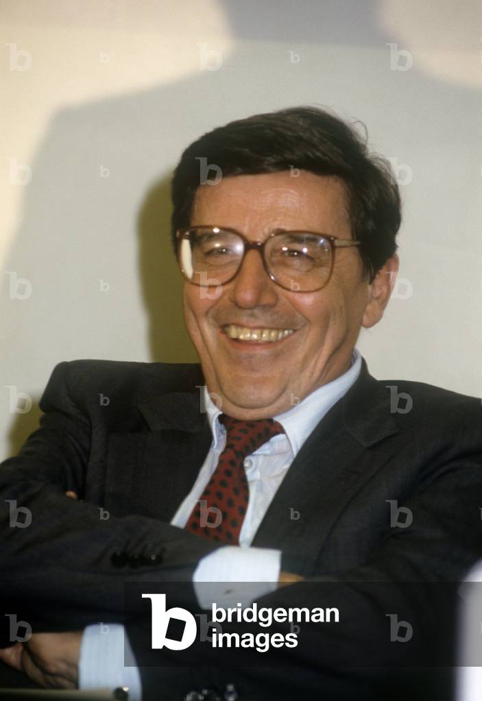 Vincenzo Scotti laughing