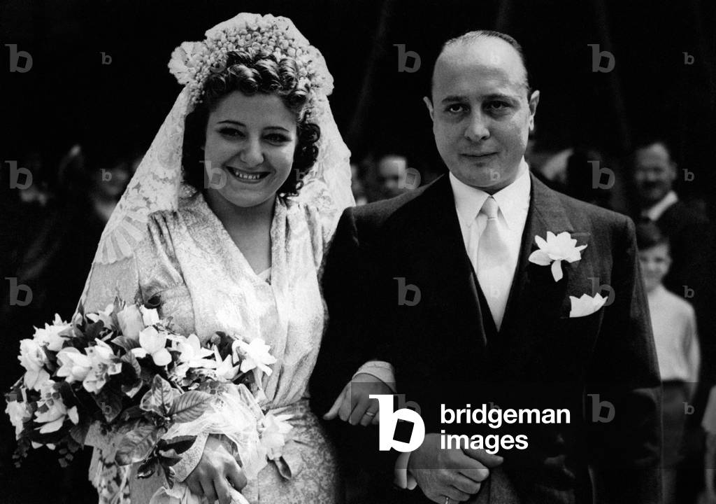 Myriam Petacci and Armando Boggiano's wedding