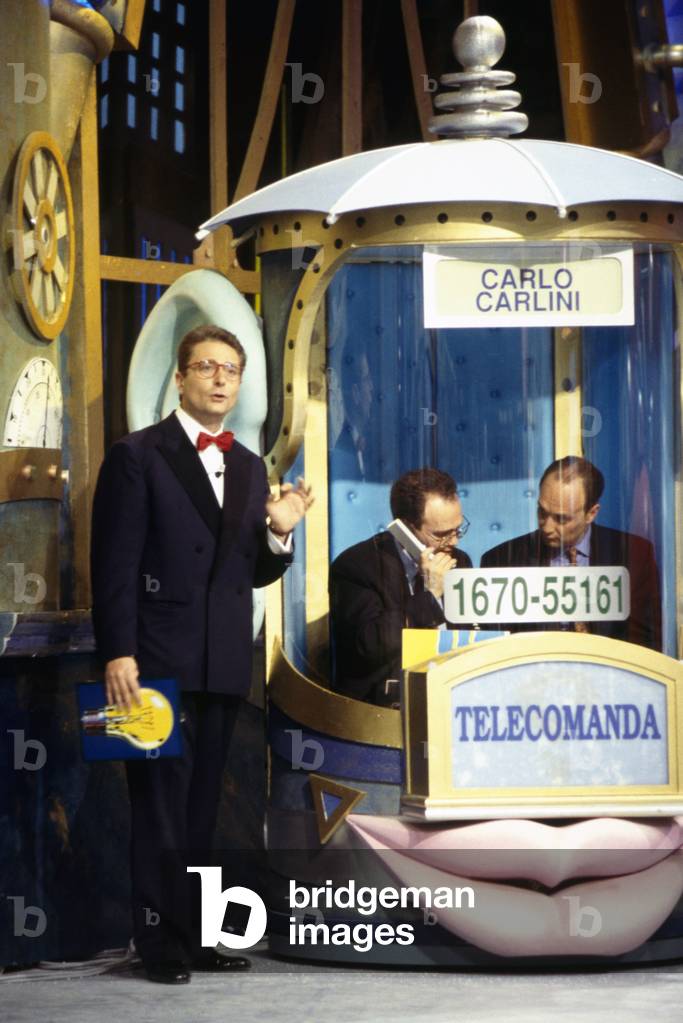 Paolo Bonolis in I cervelloni, Rome, Italy