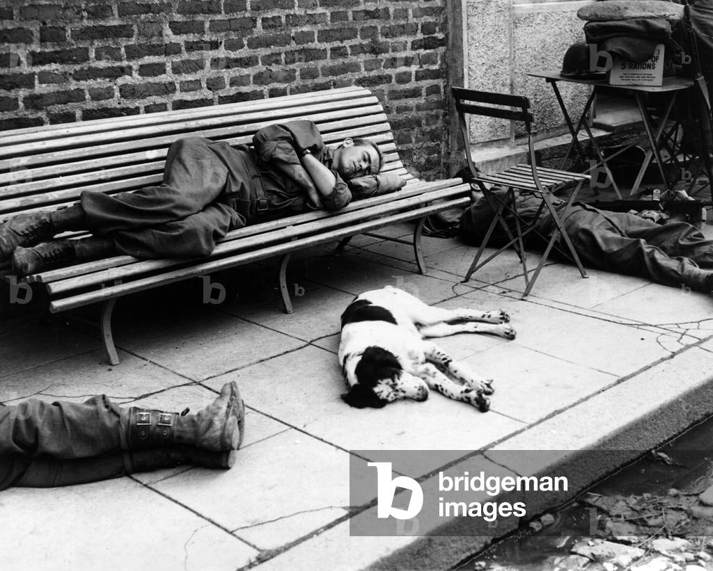 U.S. Army Infantry resting