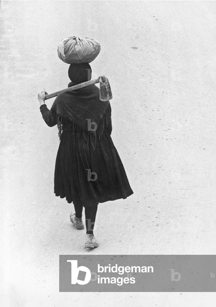 A woman farmer in Eboli