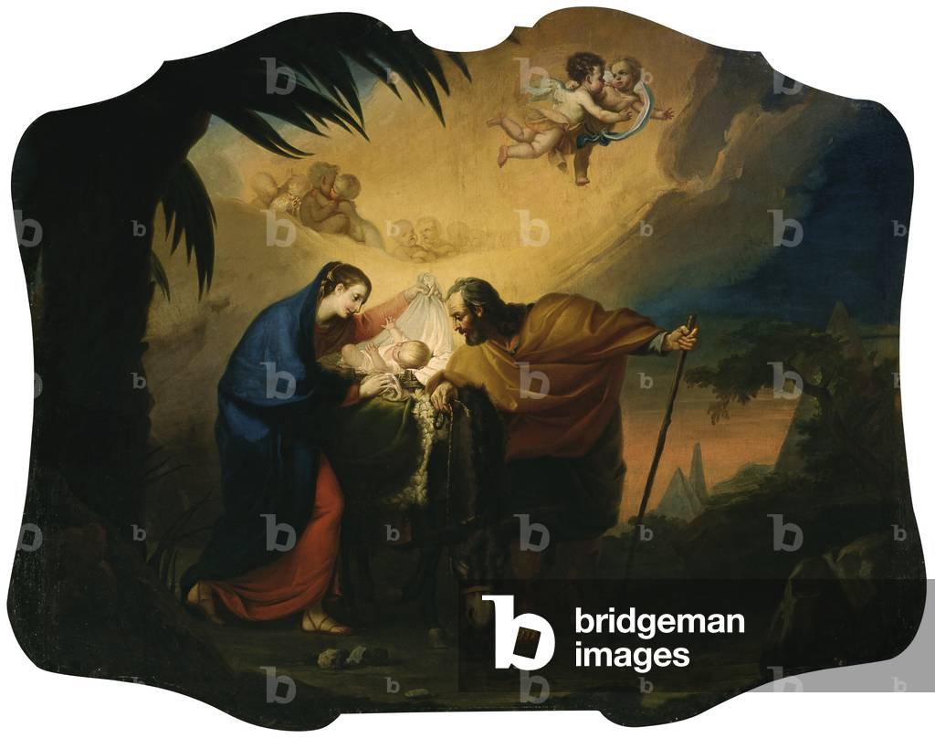 Flight into Egypt, 1777 - 1778 (oil on canvas)