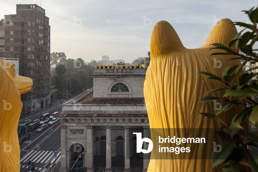 The Food Guardians (The Food Guardians), by Cracking Art Group, Porta Venezia for Expo 2015, Milan, Italy, 15th May-31st October 2015 (photo)