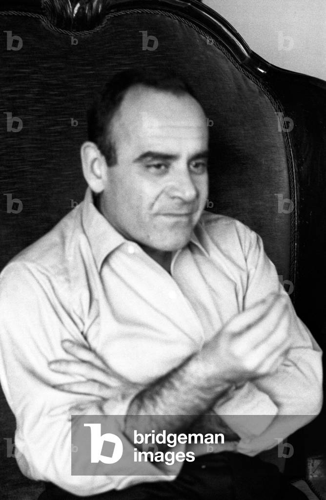 Vittorio Caprioli speaking, Italy, 1960