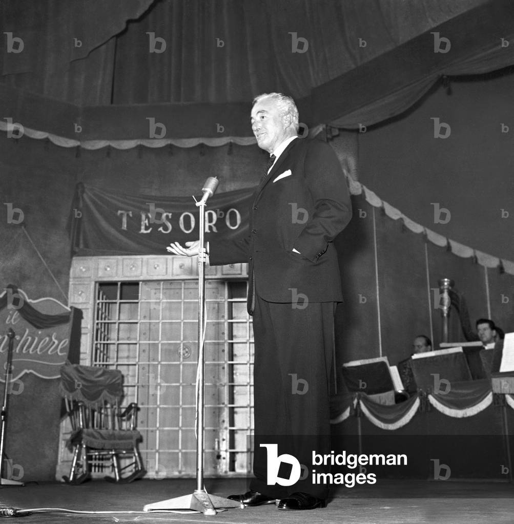 Vittorio De Sica in Il Musichiere, Italy, 1960 (b/w photo)