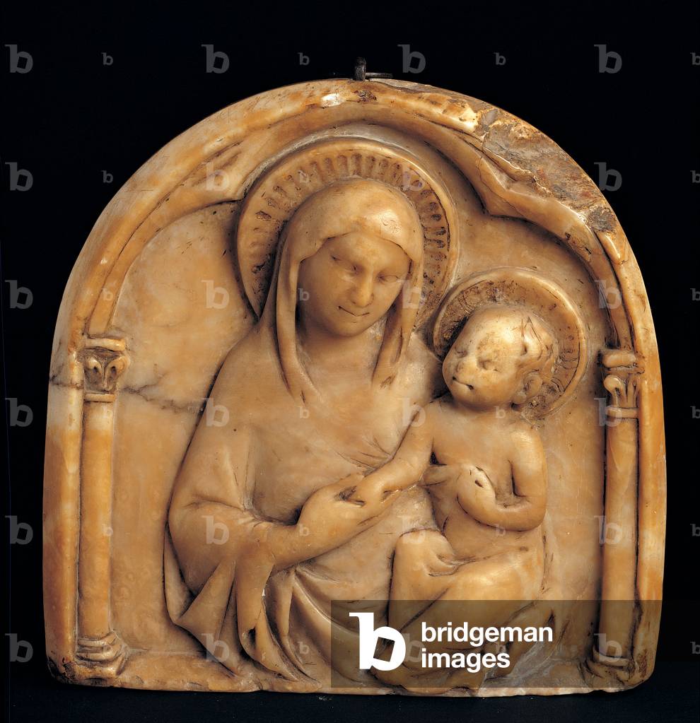 Madonna and Child, 1325 - 1350 (marble)