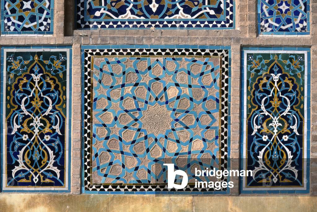 Friday Mosque, 1349, 14th century, Yazd, Iran (mosaic)